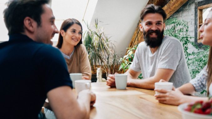 people-socializing-and-drinking-coffee